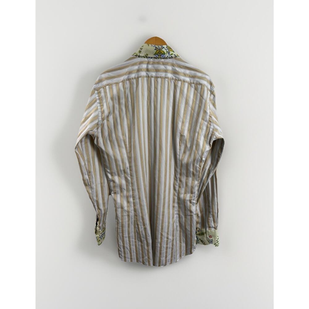 Etro Milano Men’s Button Down Long Sleeve Paisley Shirt Size 43 XL - Picture 2 of 5
